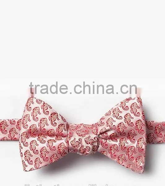 2016 Latest Fashion Cute Animal Silk Large Bow Tie Self Tie for Men photo-5