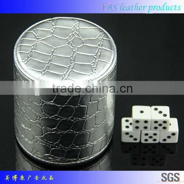 Wholesale Custom Genuine Leather Dice Cup With Dices photo-3