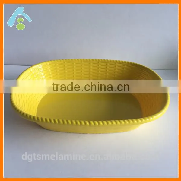 Wholesale Rectangle Melamine Vegetable Basket in Assorted Colors photo-3