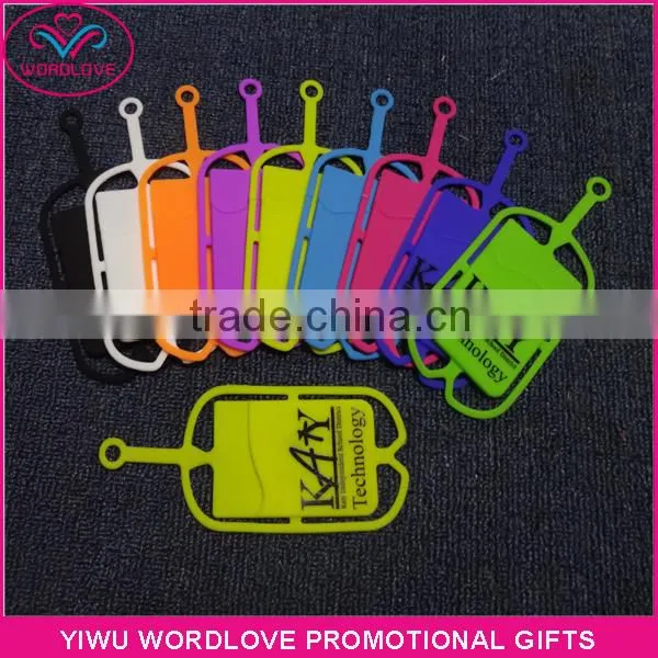 New Fashion Silicone Mobile Holder With Card Pocket Backside photo-3