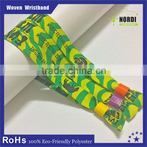 Festival Woven Wristband Theme Custom Promotion Woven Wristband