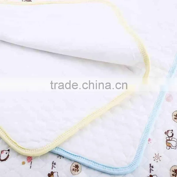 Cartoon Printed Cotton Terry Waterproof Diaper / Custom Urinal Mats photo-3