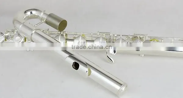 Bass Flute Silver Plated C Key Offset G Key photo-5