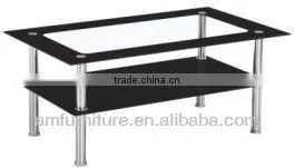 unique design glass coffee table
