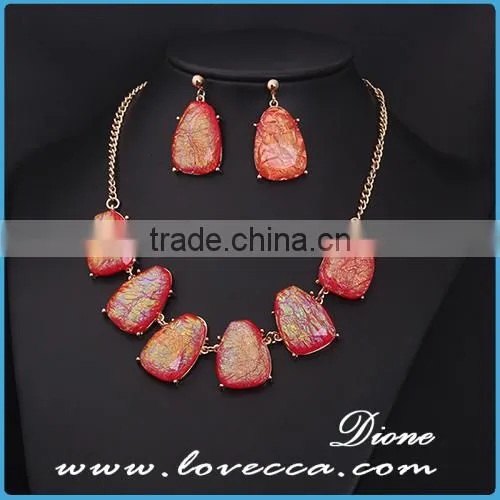 New Wholesale Butterfly Luxury Necklace Sets for Party Gift Jewelry photo-4