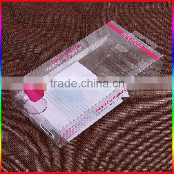 Makeup Brush Printed Pvc Box Packaging With Round Hook photo-2