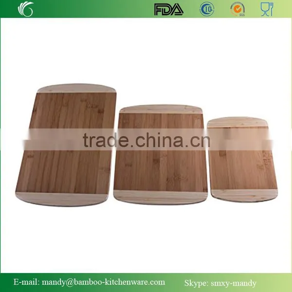 Premium Bamboo 2-Tone Cutting Board and Butcher Block - 3 Pack photo-3