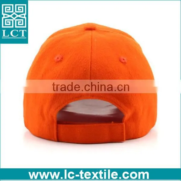 LCTN1890 Patch Embroidery Orange 5 Panel Baby Hat Snapback Cap photo-4