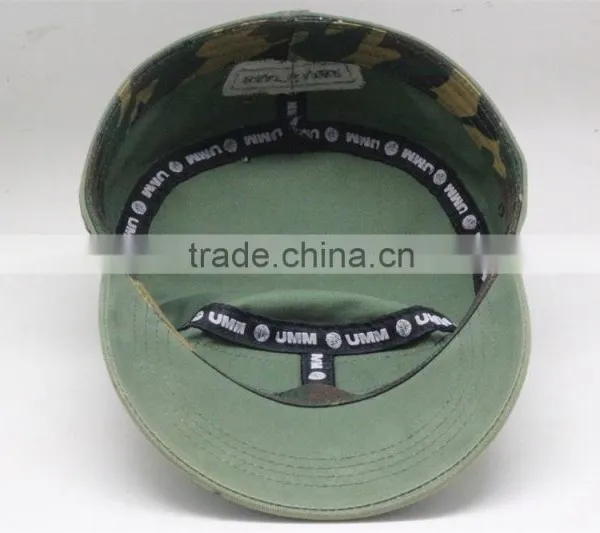Star Wing Army Green Style Hat 100% Cotton Casual Dome Cap photo-2
