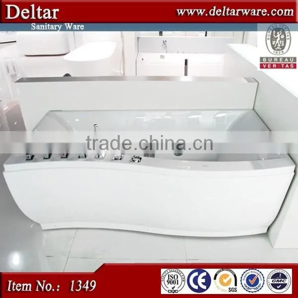 Best Price for One Person Massage Acrylic Bath Tub, Corner Whirlpool Full Body Massage Bathtub, Square Bath Tub photo-5