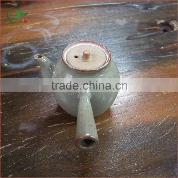 150ml Sky Blue Japanese Oval Kyusu Clay Water Tea Pot photo-2