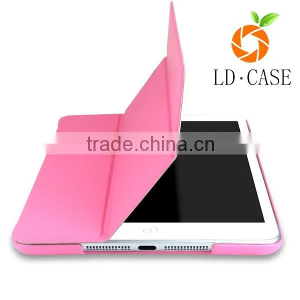 Slim Fit Smart Stand Auto Wake Sleep for Apple Ipad Protective Durable Handmade PU Leather Tablet Case Cover photo-4