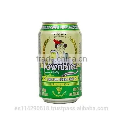 TownBier Lager Beer 330ml Canned 5.0% Vol. Alc.