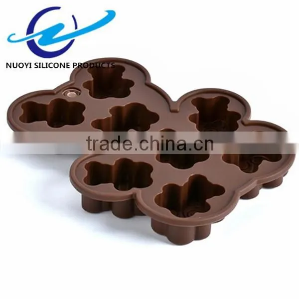 Food-grade Bear Shape Silicone Cake Mould photo-3