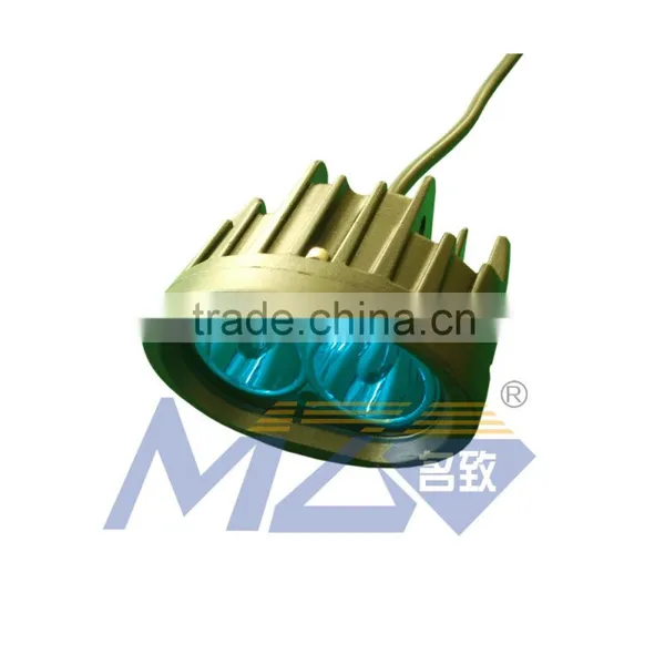 MZ LED Headlights 20W CRE E Blue LED Work Lights Die Cast Housing off Road Lamp Motorbike Car Lights IP67 RoHS CE China Factory