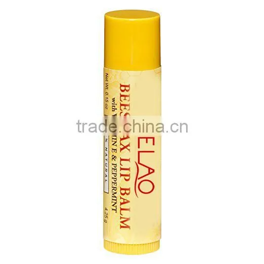 MELAO 100% Natural Moisturizing Lip Balm, Beeswax, 4 Tubes in Blister Box photo-4