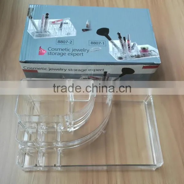 Wholesale Innovative Household Store Jewelry Cosmetic Beautful Clear Acrylic Cosmetic Makeup Organizer photo-4