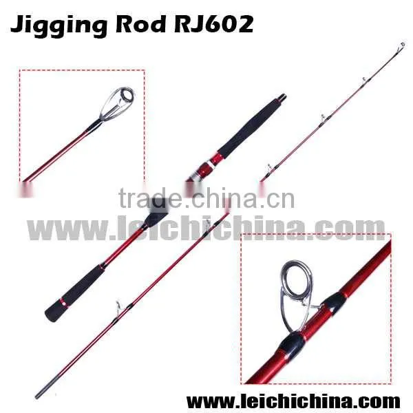 New Type RJ602 2.6 Diameter's Tip 2 Section Carbon Jigging Fishing Rod