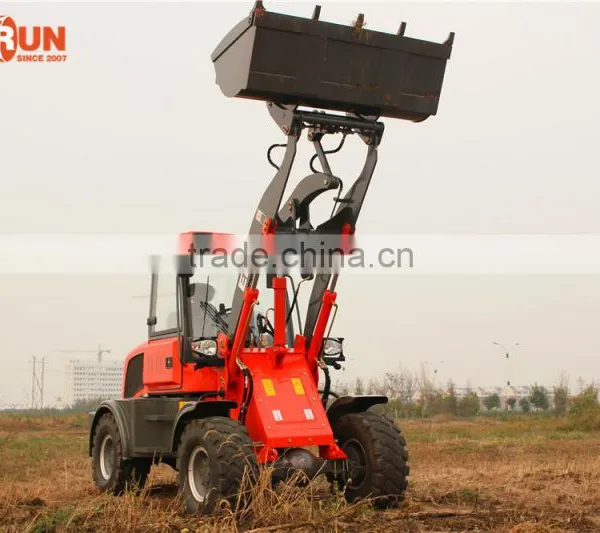 Made in China Qingdao Everun 1.6 Ton Mini Front End Loader With Luxury Cabin photo-4