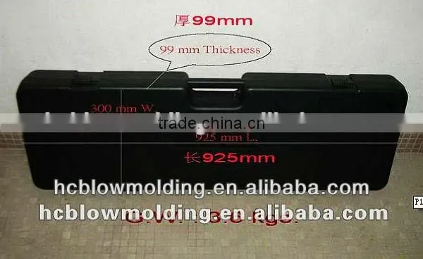 OEM Blow Molding Large Plastic Gun Case Custom Plastic Tool Case Instrument Case photo-3