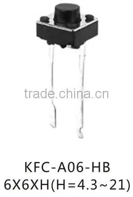KFC-A06-HB Tact Switch,6*6*H PCB 2 Pin Tact Switch* photo-2