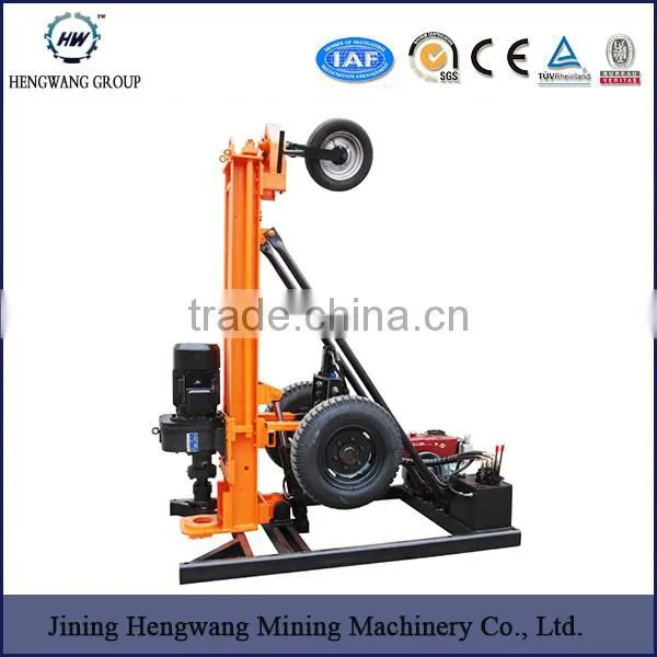 Small Portable Air Compressor DTH Air Hammer Water Well Drilling Rig photo-2