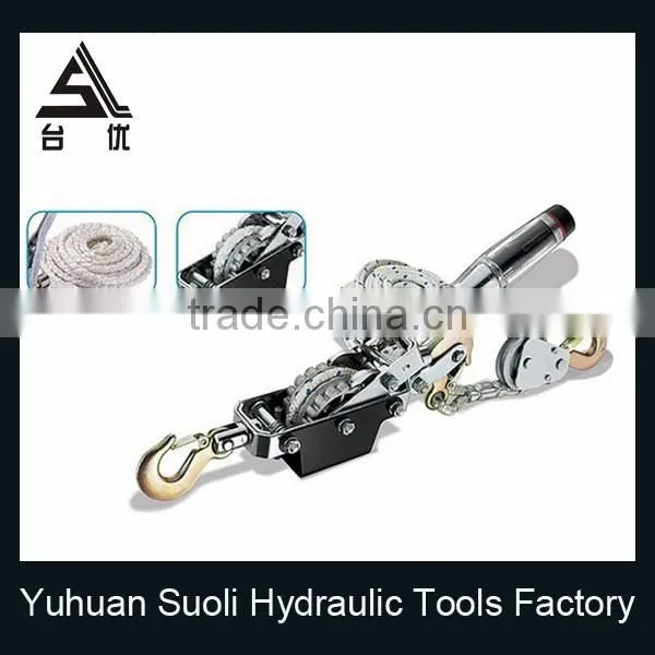 3T Hand Power Puller With Double Gear Double Hook photo-5