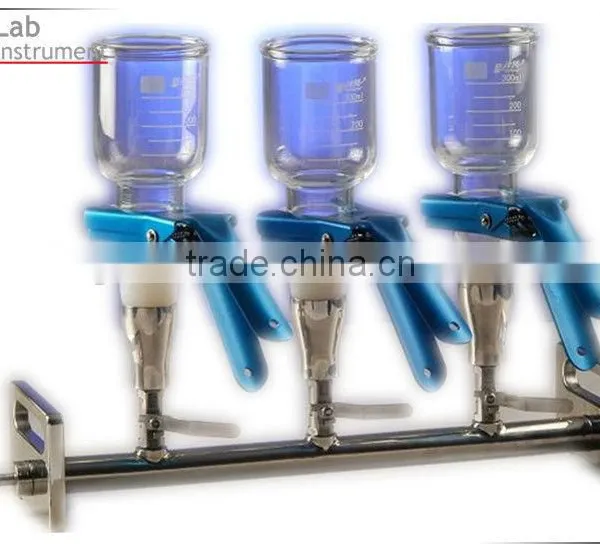 Manifolds Vacuum Filtration----Glass Funnel/ 3-branch Manifolds Vacuum Filter photo-6
