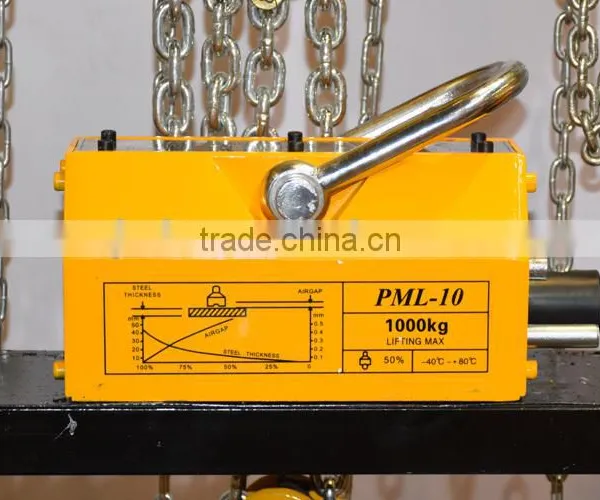 Upgrade 1500kg Manual Lifting Permanent Magnet Lifter photo-2