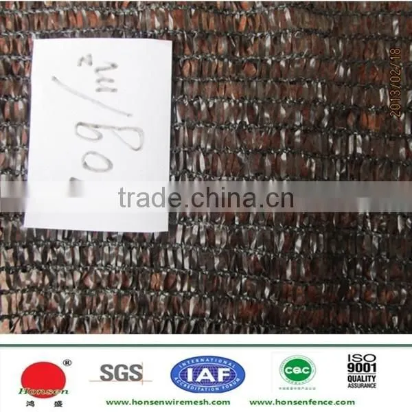 2015 the Best Selling HDPE 100gsm Greenhouse Black Color Sun Shade Net/nettings 18 Years Factory