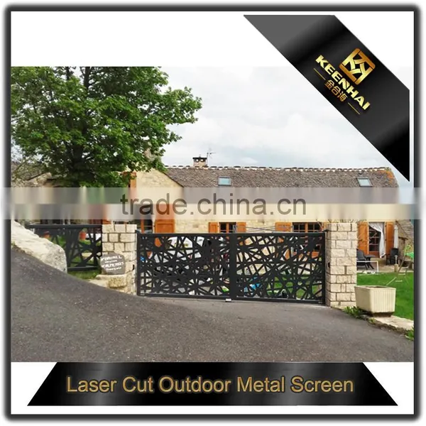 Architectural Aluminum Decorative Indoor Curved Metal Garden Fencing photo-3