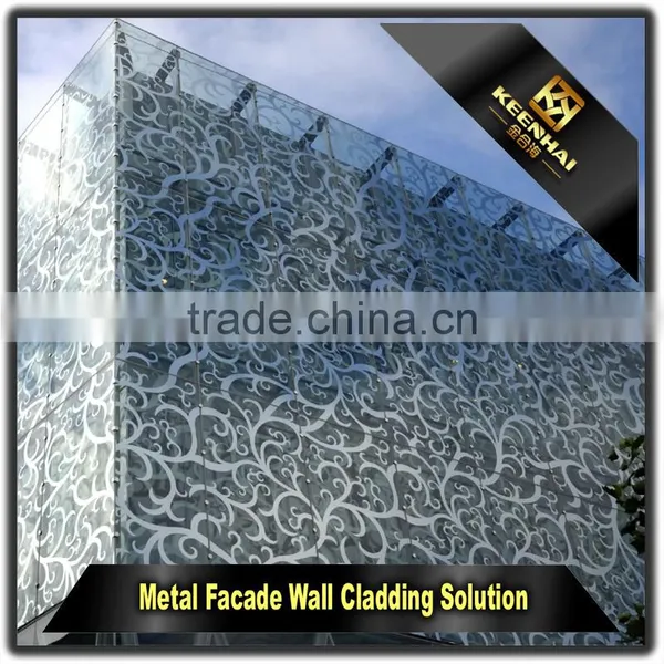 Decorative Aluminum Laser Cut Outdoor Metal Screen for Wall Cladding photo-5