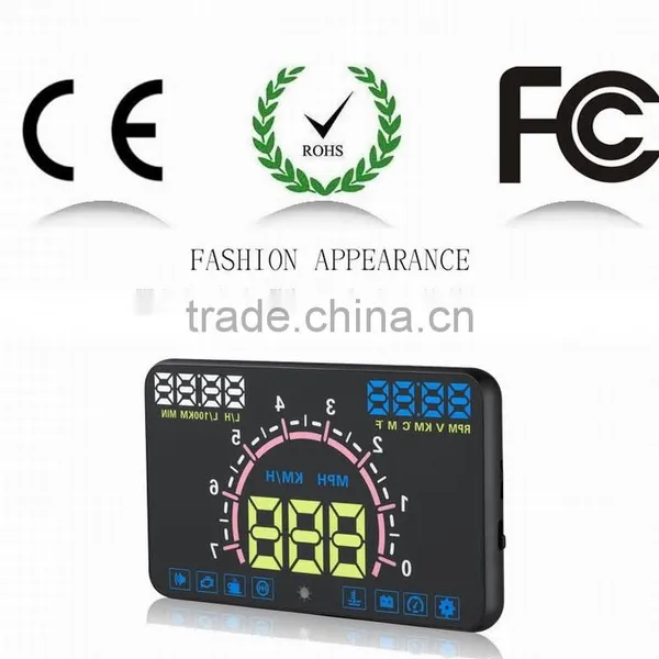 Latest Automotive E350 5.8" Inch Car OBD2 Headup LED OBD2 Display HUD photo-6