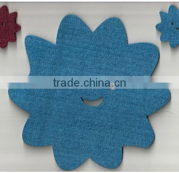 3mm Laser Cut Flower Shapes Felt Placemat photo-2