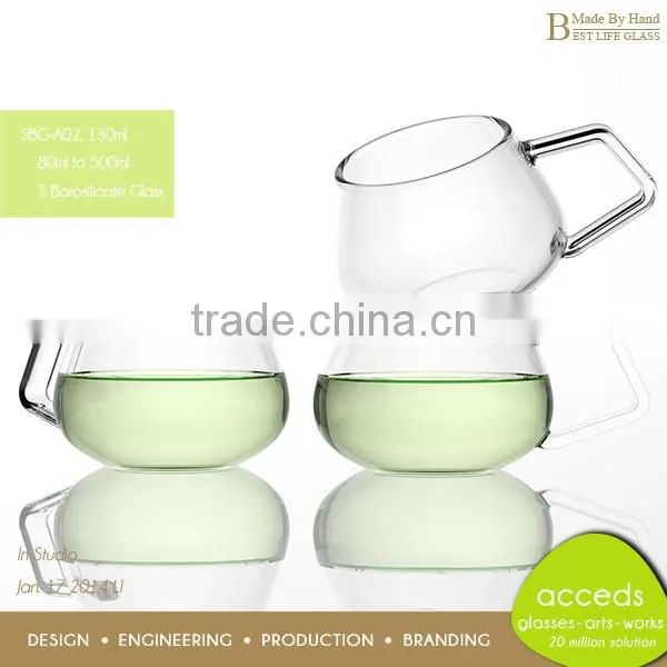 Different Shaped Borosilicate Glass Christmas China Tea Cups Wholesale photo-5