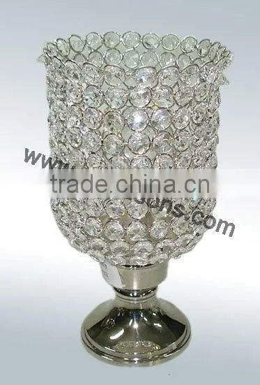 Metal Crystal Vase Votive photo-4