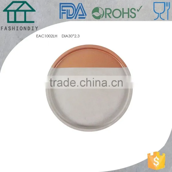 Gold Round Concrete Tray for Fruit/pen/jewelry photo-2