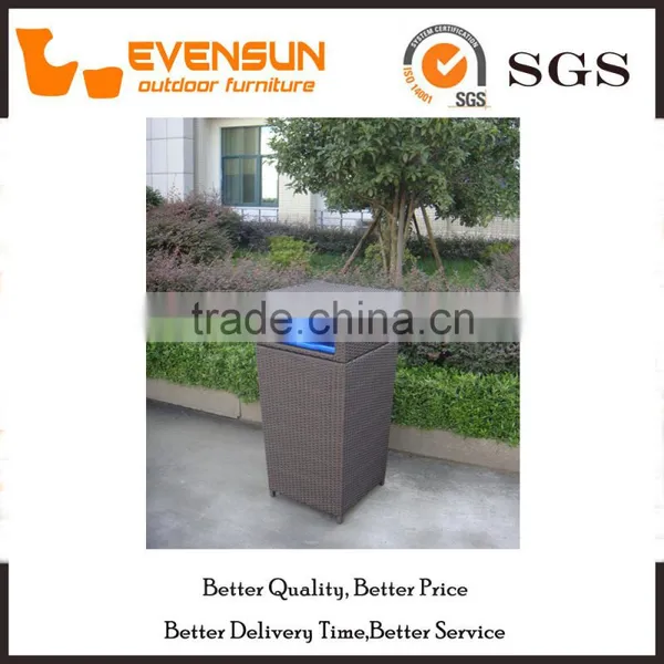 Environment Friendly Durable Rattan Dusbin Wicker Furniture photo-4