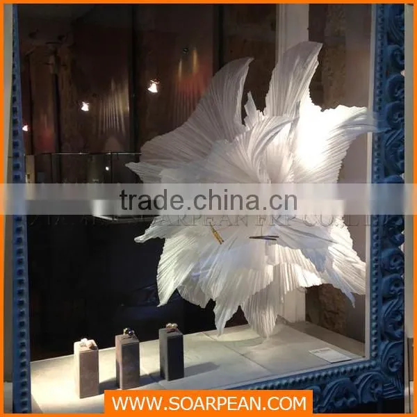 Paper Flower Display Props for Perfume Store Window Display photo-4