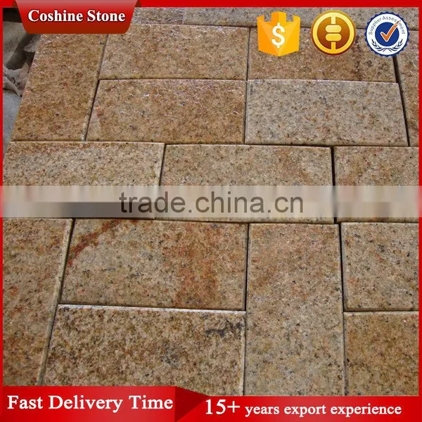 Flamed Treated Rusty Yellow Granite With Factory Price photo-2