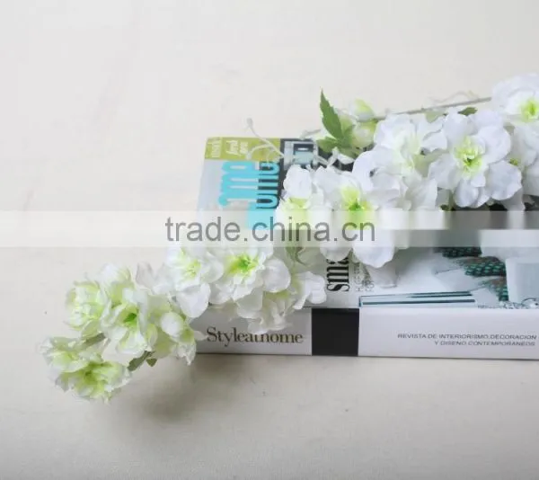 White Consolida Ajacis Artificial Consolida Ajacis Flowers Decorative Flowers photo-2