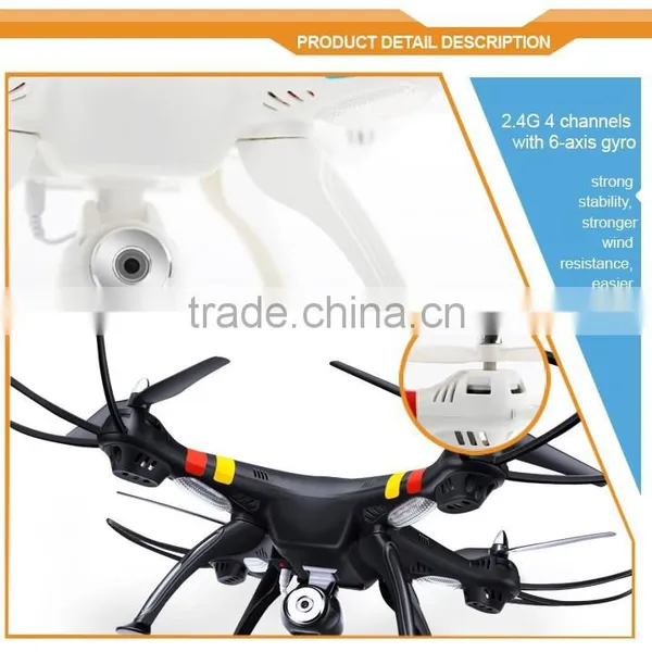 Wholesale Quadcopter 2017 New Version Syma X8C 2.4G 4CH 6 Axis RC Drone With Camera HD 2MP Wide Angle Camera photo-3