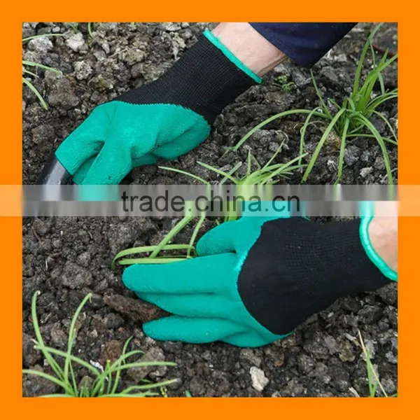 Garden Digging Gloves as Seen on TV With Fingertips Right Claws, Great for Digging, Raking, Cultivating photo-2