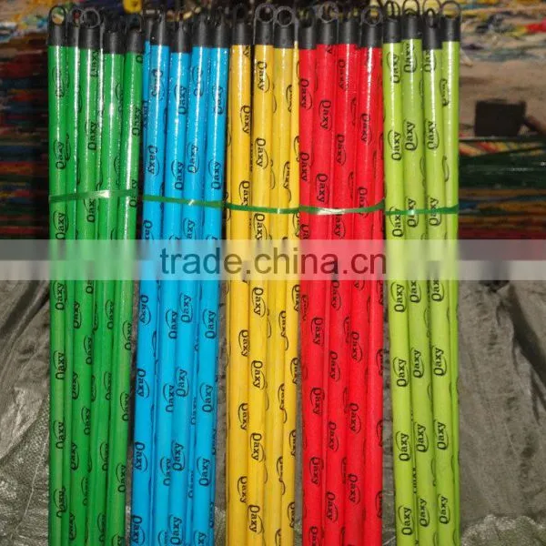 Hot Wholesale PVC Coated Wood Broom Stick Wooden Handles photo-6