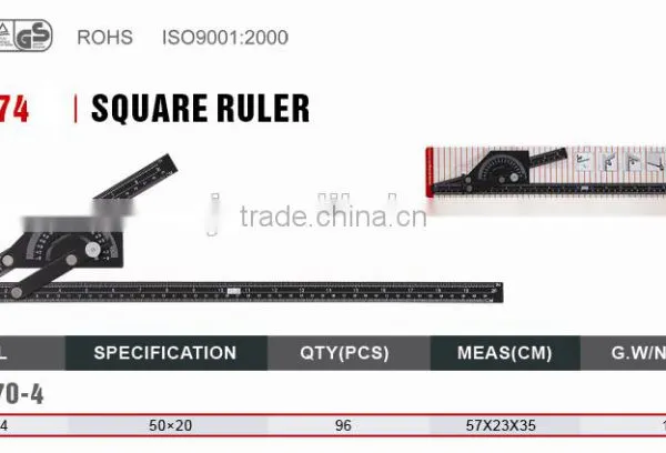 Super Adjustable Protractor Angle Square Ruler photo-2
