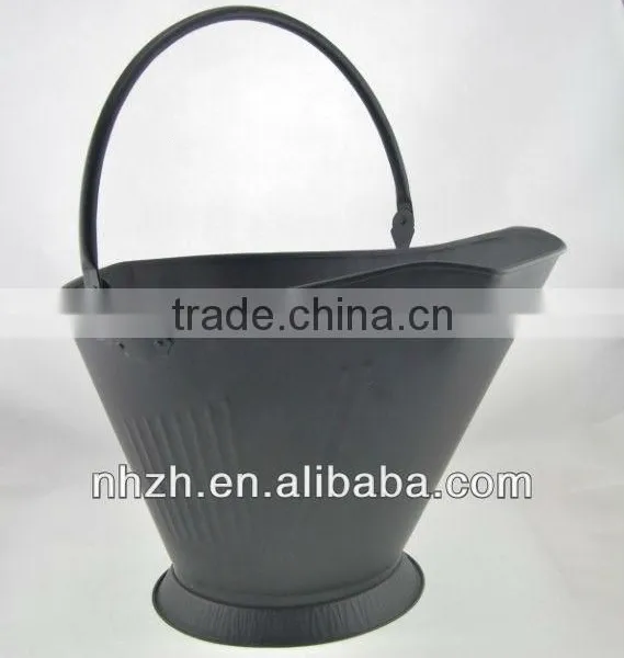 Fireplace Waterloo Black Metal Coal Bucket photo-2