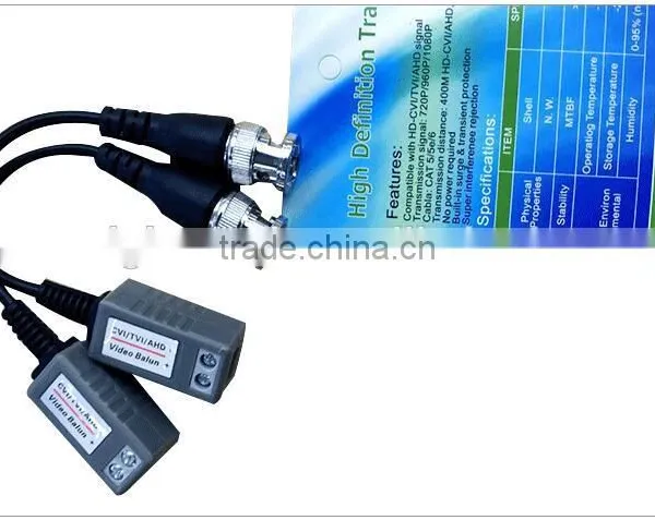 1 Channel Passive HD-CVI/AHD UTP Video Balun, Video Transceiver, Twisted Pair Transmitter photo-5