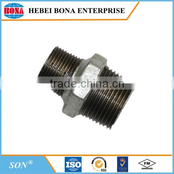 Good Quality Malleable Cast Iron Hexagon Pipe Nipple photo-5
