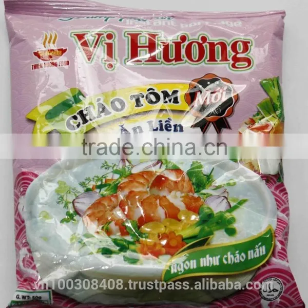 SHRIMP FLAVOUR VIETNAMESE INSTANT PORRIDGE 47g - Thien Huong Food JSC photo-2