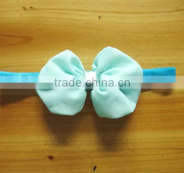 Satin Ribbon Flower Headband for Kids Hair Accessories photo-3